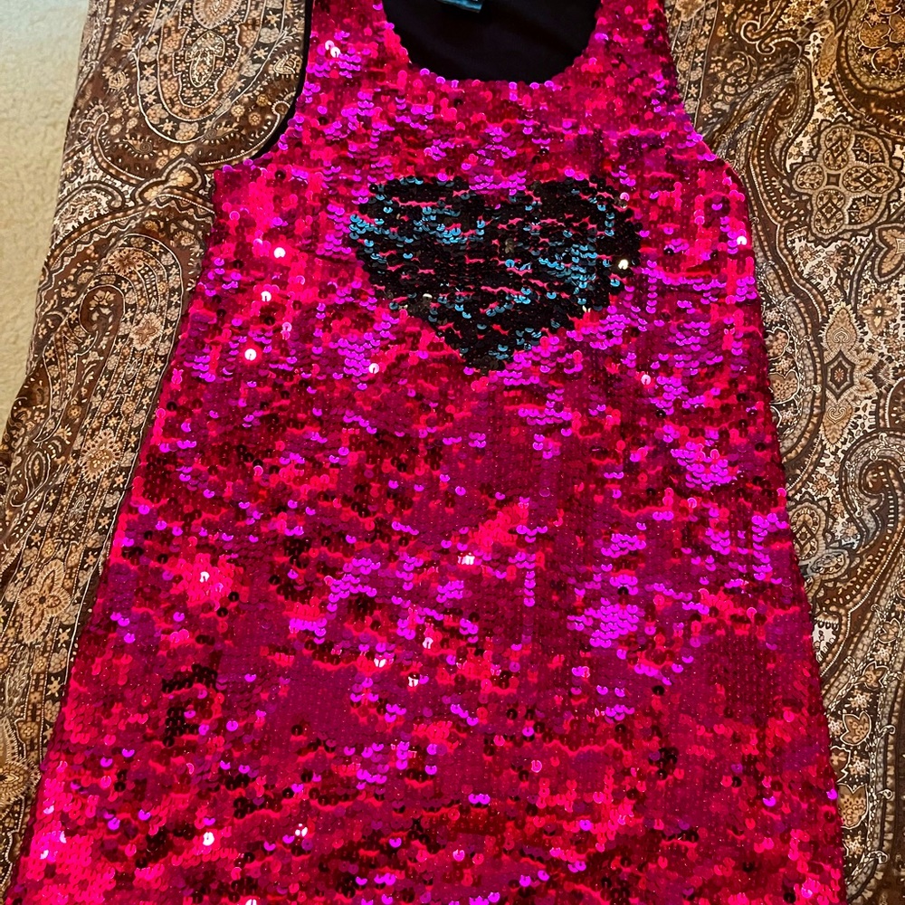 Flowers By Zoe sequin dress, size 5